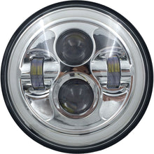 High Definition 7" Led Headlig Full Halo Chrome