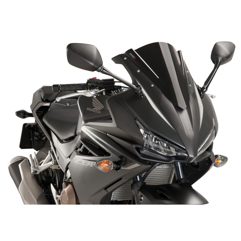 Windscreen Racing Black