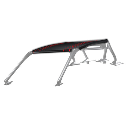 Polaris Slingshot Excursion Top Canvas Roof, Red, for Specific Signature LE, R, S, SL, SLR and Roush Edition Models, Includes Canvas Only, Easy Install, Sun and Weather Protection - 2890564