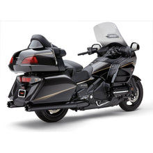 4" Slip On Dual Cut Tips Black Hon Gl1800/F6b