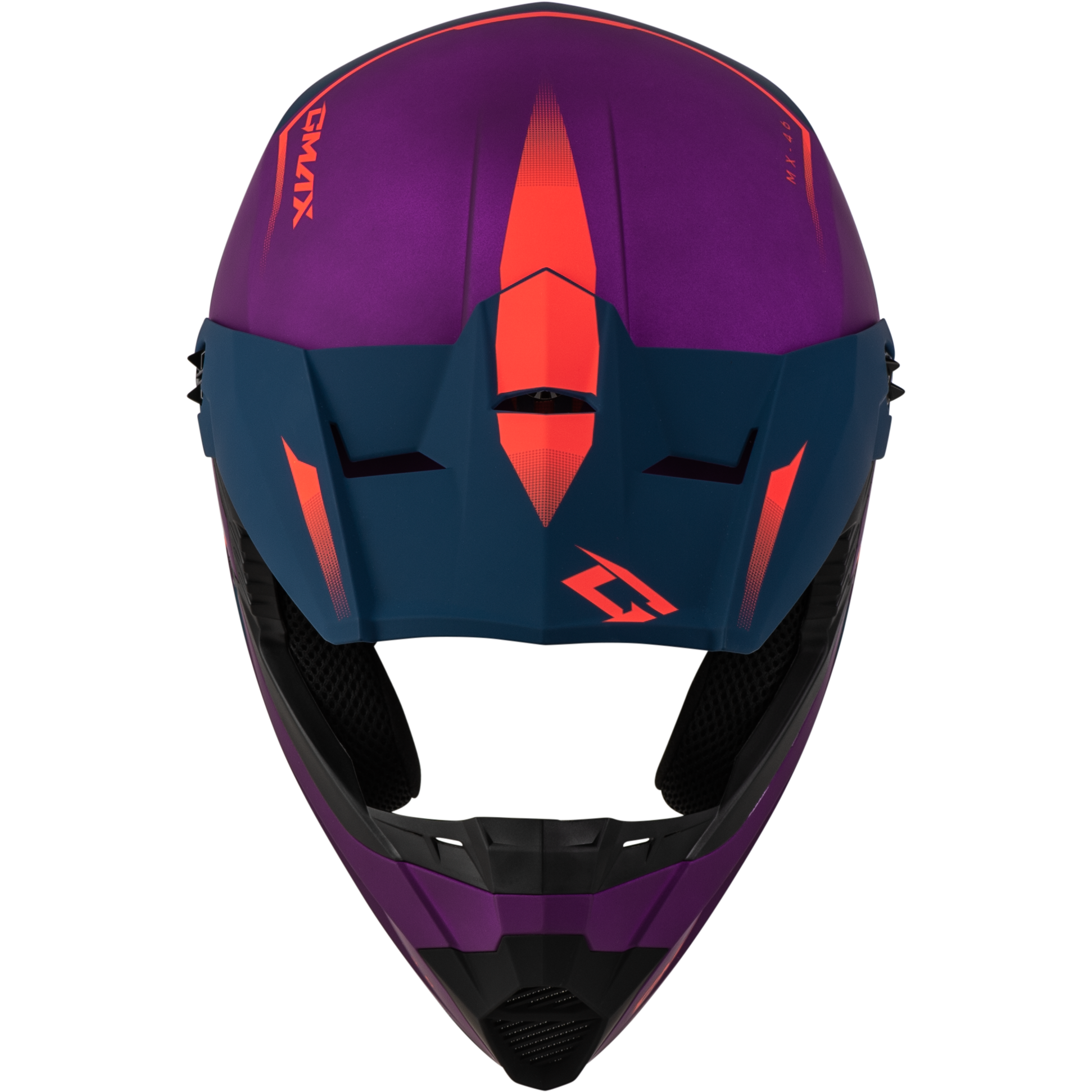 Mx 46 Compound Helmet Matte Purple/Coral/Blue Xs