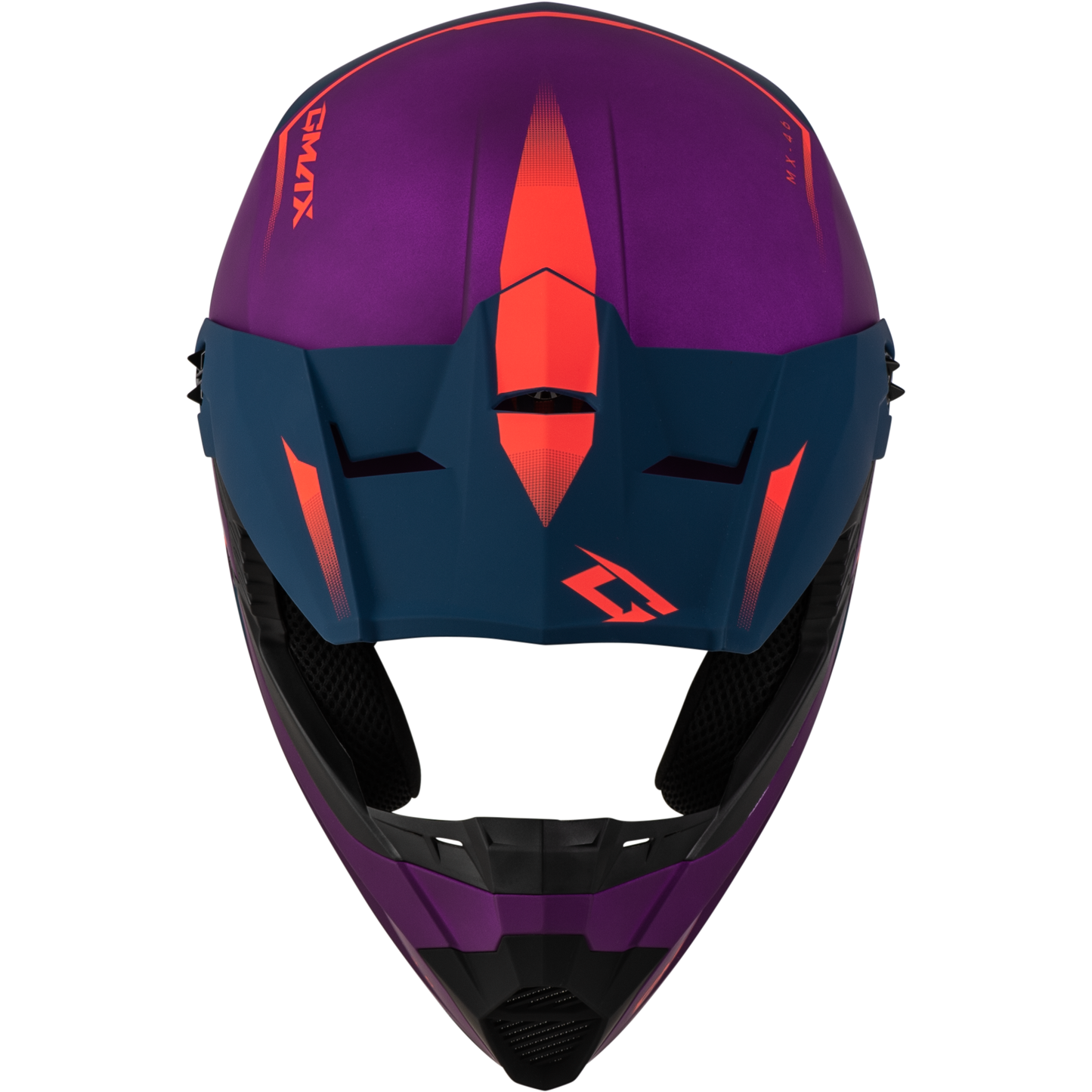 Mx 46 Compound Helmet Matte Purple/Coral/Blue Md