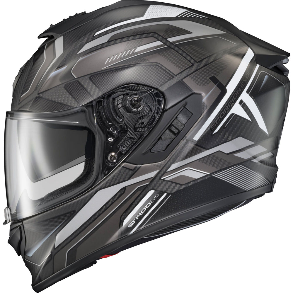 Exo St1400 Evo Carbon Helmet Hex Matte Grey Xl