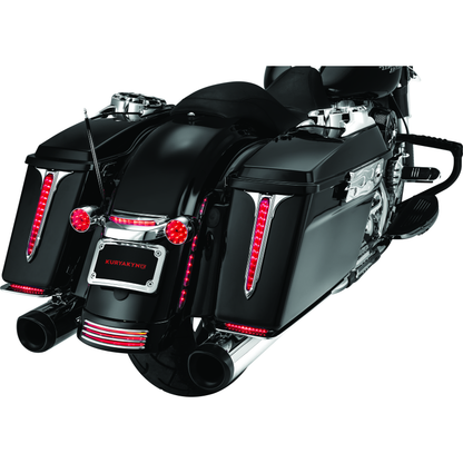 Kuryakyn L.E.D. Turn Signal Bar Filler Panel Red