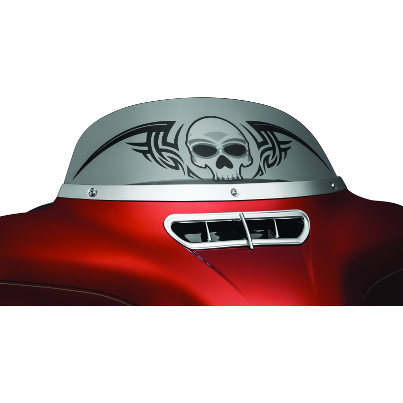 Kuryakyn Smooth Windshield Trim 14-Up Touring Chrome