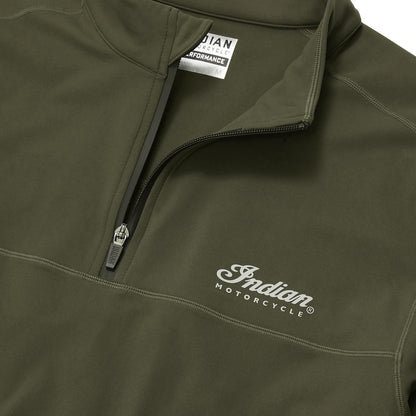 Indian Motorcycle Men's Athlete Script Logo Top, Green - 3XL - 286477714