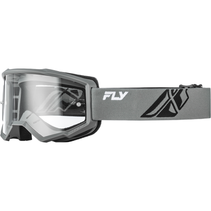 Youth Focus Goggle Grey/Black W/ Clear Lens