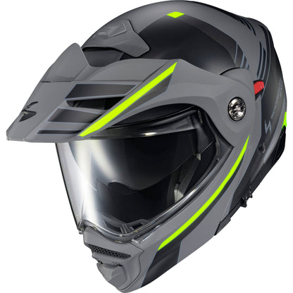 Exo At960 Modular Helmet Monk Grey/Hi Viz Md