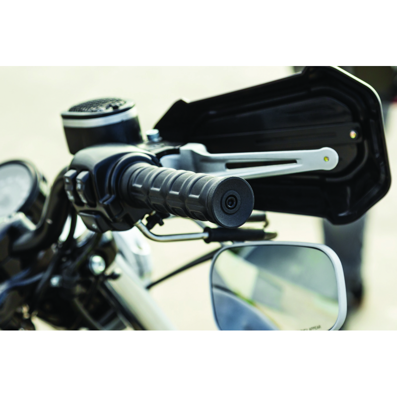 Kuryakyn Dillinger Grips Dual Cable Satin Black