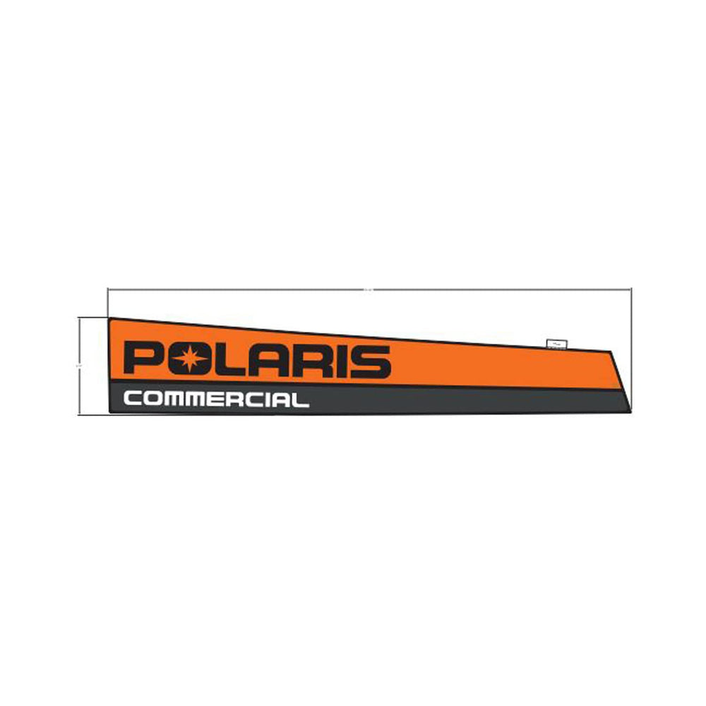 Polaris Off Road Side Box Decal, Polaris, Right, Genuine OEM Part 7191146, Qty 1