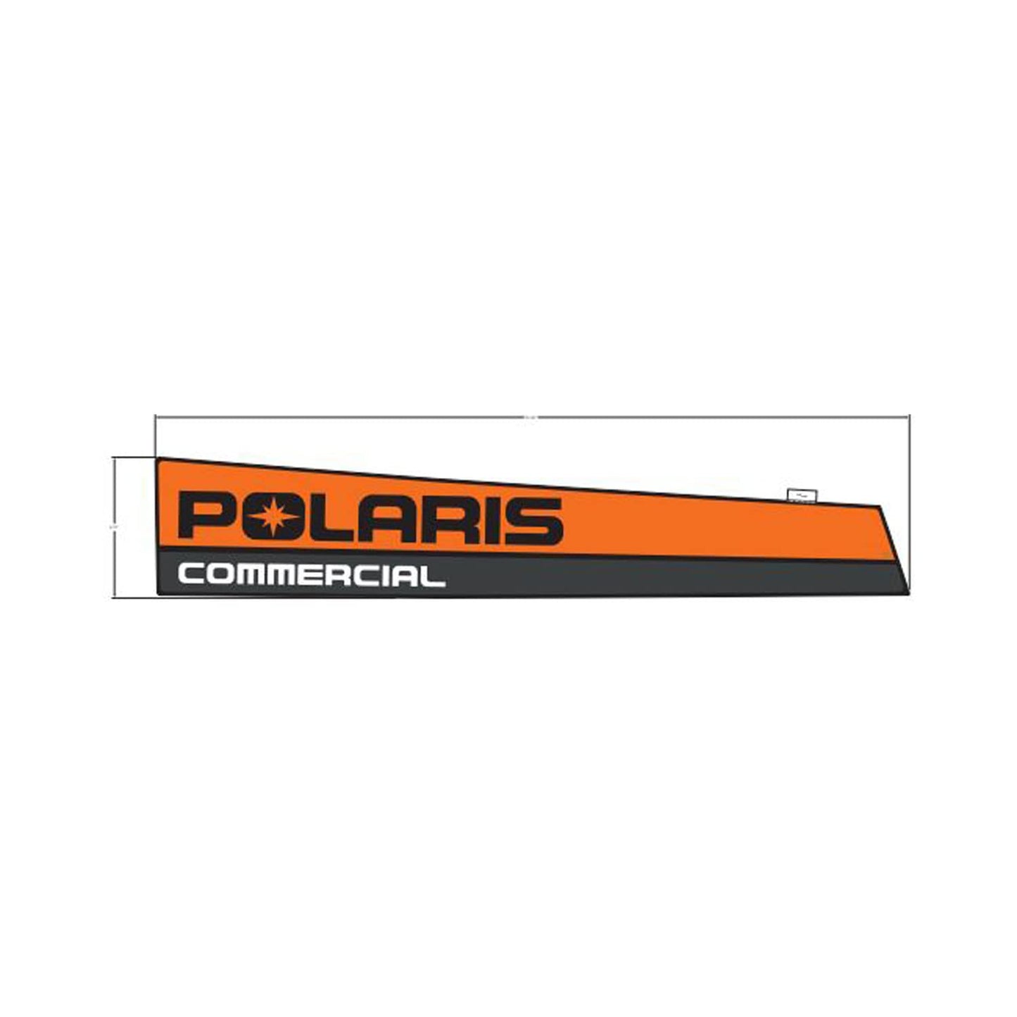 Polaris Off Road Side Box Decal, Polaris, Right, Genuine OEM Part 7191146, Qty 1