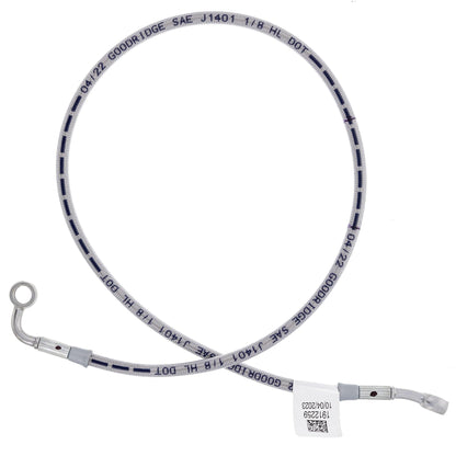 Polaris RZR Brake Line, Front, Left, Genuine OEM Part 1912259, Qty 1