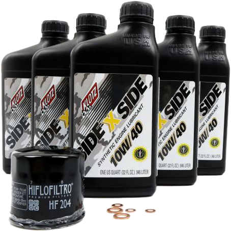 Sidexside Oil Change Kit 10w40 /W Oil Filter Yam