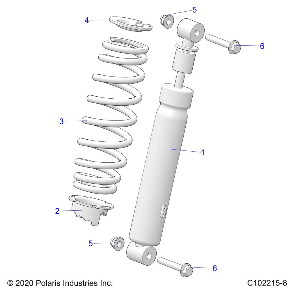 
                      
                        Polaris ATV Spring, 11.23 FL, Genuine OEM Part 7044539-630, Qty 1
                      
                    