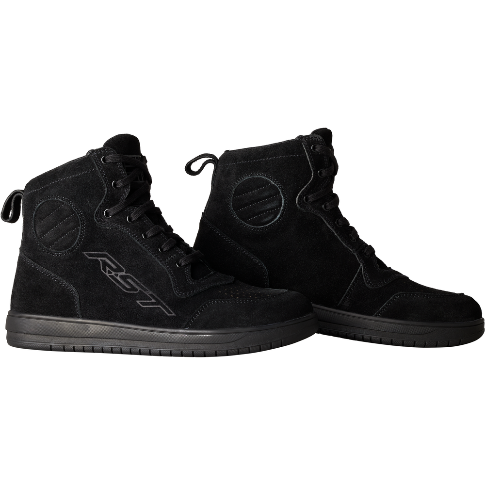 Hitop Moto Sneaker Ce Boot Black Suede  Sz 7