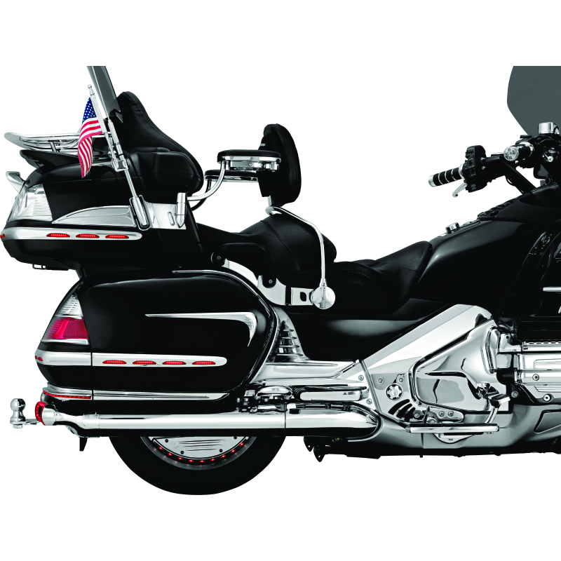 Kuryakyn Louvered Battery Box Cover 01-10 GL1800 Chrome