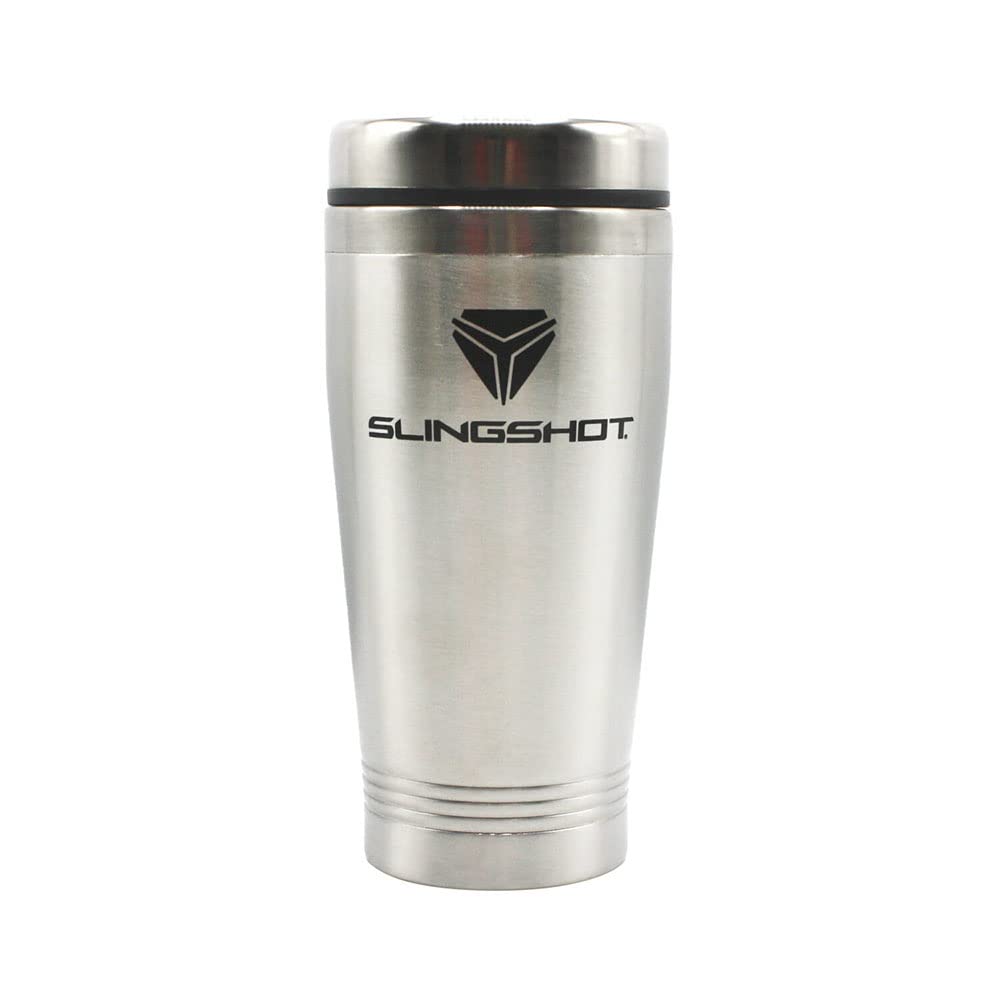 Polaris Slingshot Travel Coffee Mug, Silver