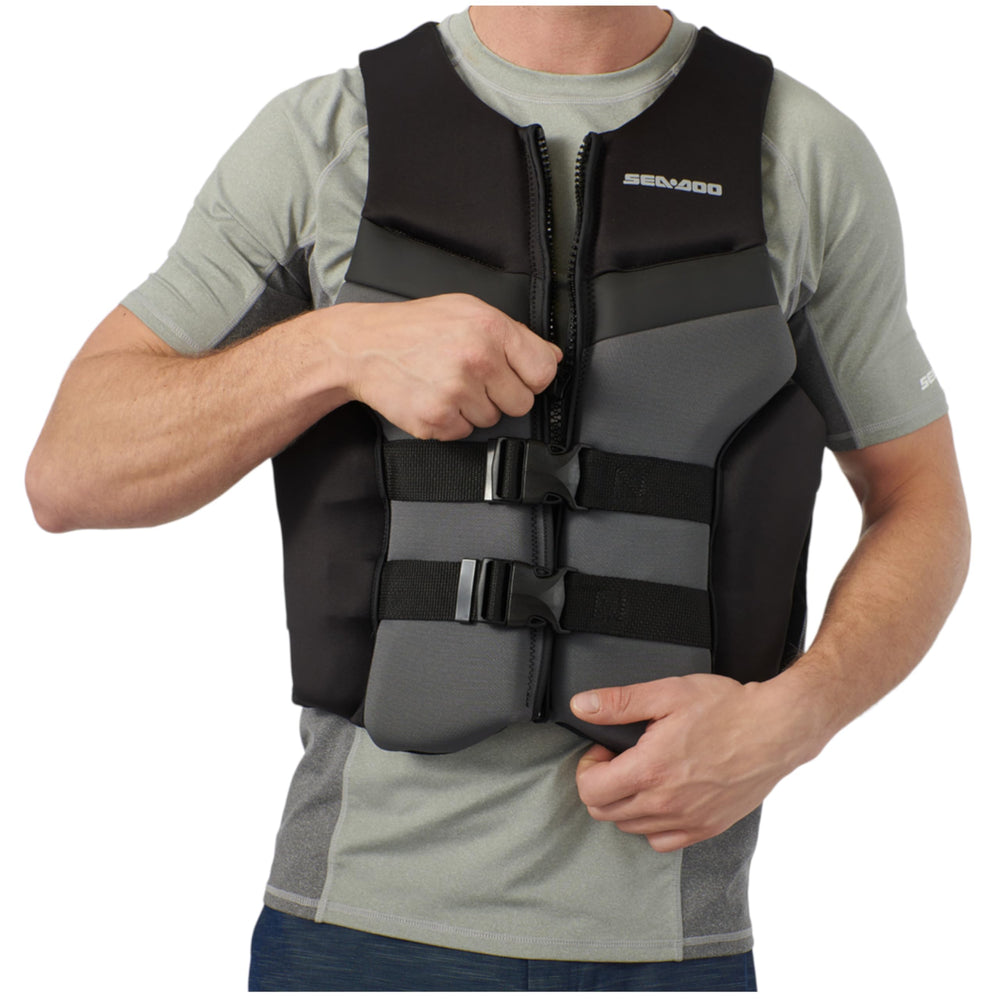 
                      
                        Sea-Doo Airflow Adult Unisex PFD/Life Jacket (Ecoprene) 285984, Black, X-Large
                      
                    