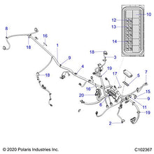 Polaris ATV Main Harness, Evap, Genuine OEM Part 2415050, Qty 1