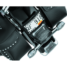 Kuryakyn Curved Laydown License Plate Frame Gloss Black