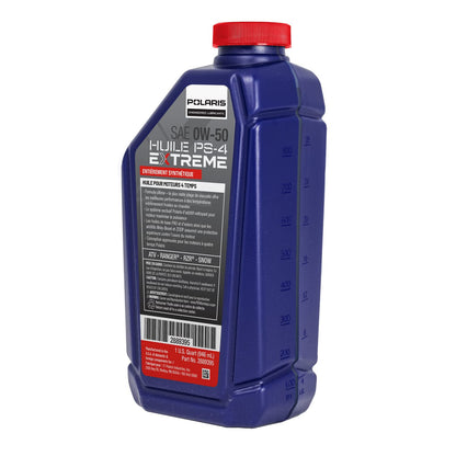 Polaris PS-4 Extreme Full Synthetic 0W-50 Engine Oil, 4-Stroke Engines - 2889395