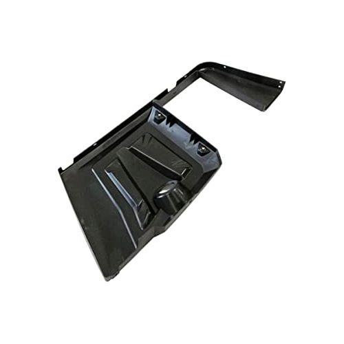 Polaris Ranger Fender with Rocker, Rear, Right Side, Gloss Black, Genuine OEM Part 5437567-070, Qty 1