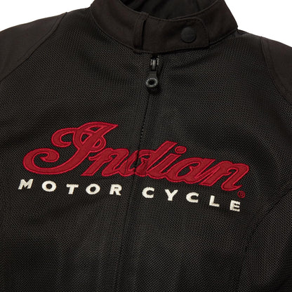 Indian Motorcycle Women's Milestone Mesh Jacket, Black - S - 283339302