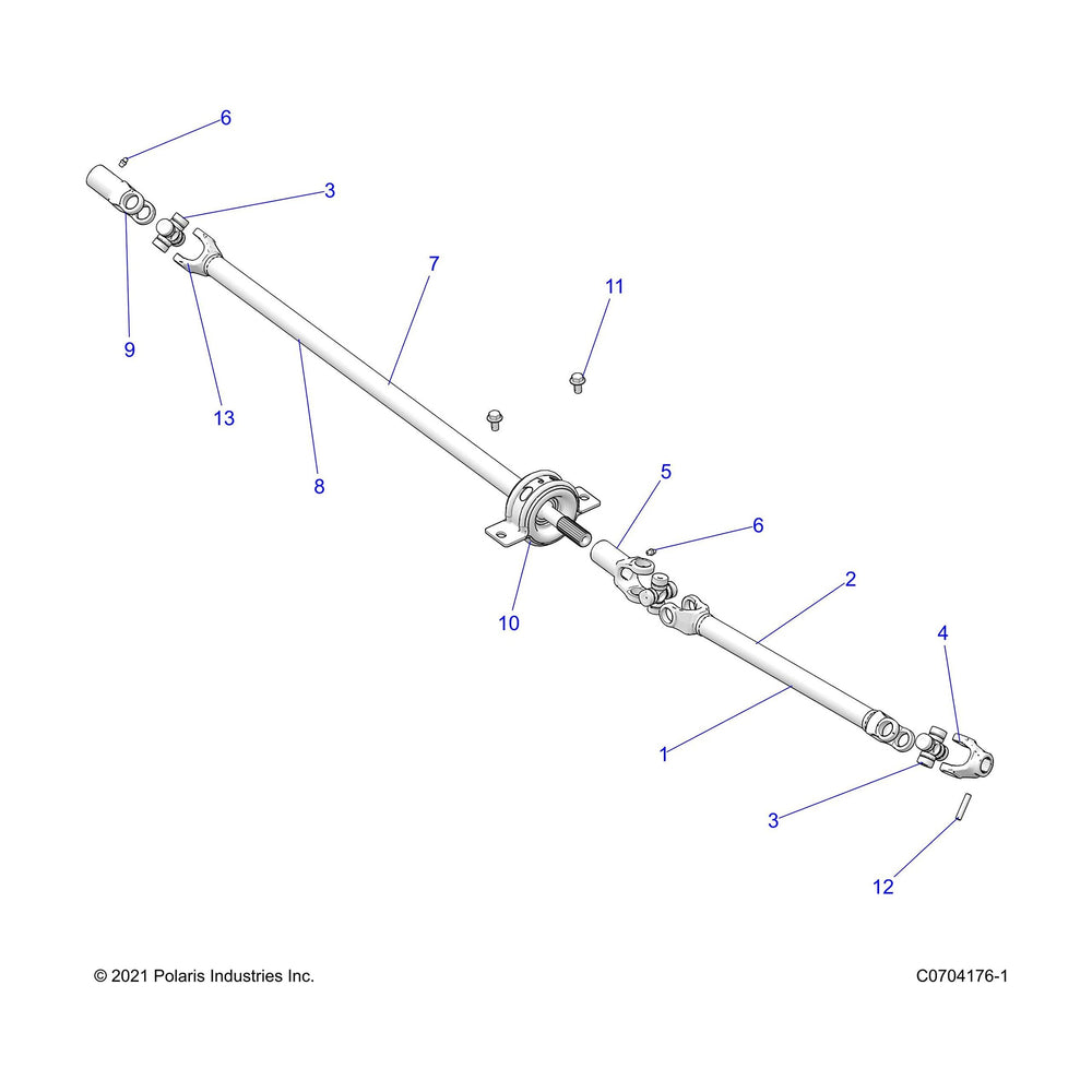 
                      
                        Polaris Ranger Slip Yoke, Genuine OEM Part 3235501, Qty 1
                      
                    