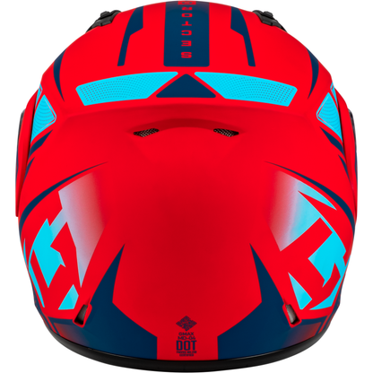 Md 04 Sector Helmet Matte Red/Blue Xl