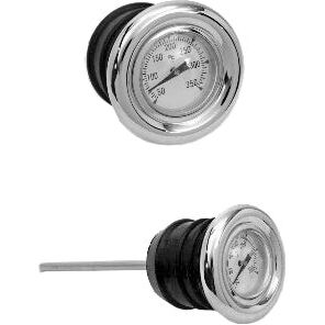 Oil Dip Stick W/Temp. Gauge White Most Softail '00 17