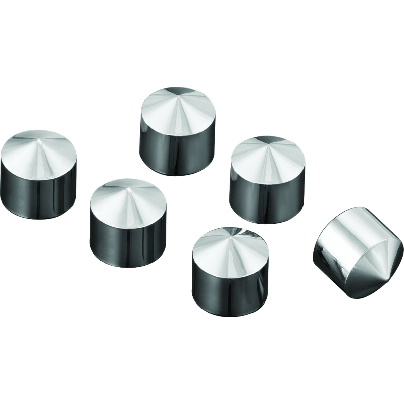 Kuryakyn Peaked Rocker Box Bolt Covers 6 Piece Twin Cam & Milwaukee-8 ...