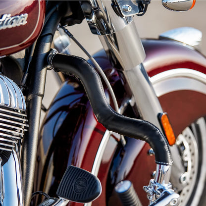 Indian Motorcycle Genuine Leather Mustache Highway Bar Wraps, Pair - 2880942-01