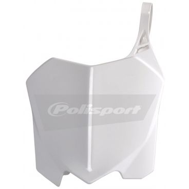 Front Number Plate White