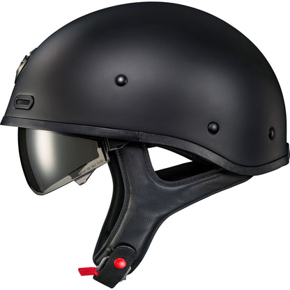 Covert X Open Face Helmet Matte Black Sm