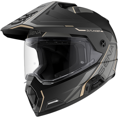 Outlander  Smart Ds Helmet Matte Black Lg
