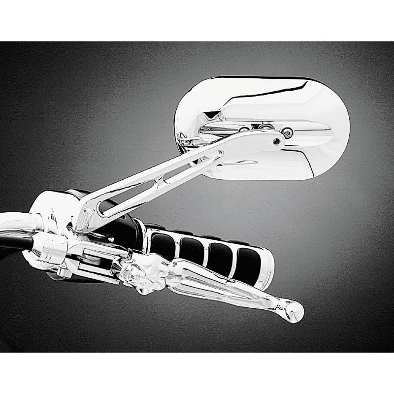 Kuryakyn Magnum Plus Mirror Flat Glass Chrome