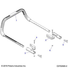 Polaris RZR BUSHING-GRAB BAR, Genuine OEM Part 5456486, Qty 1