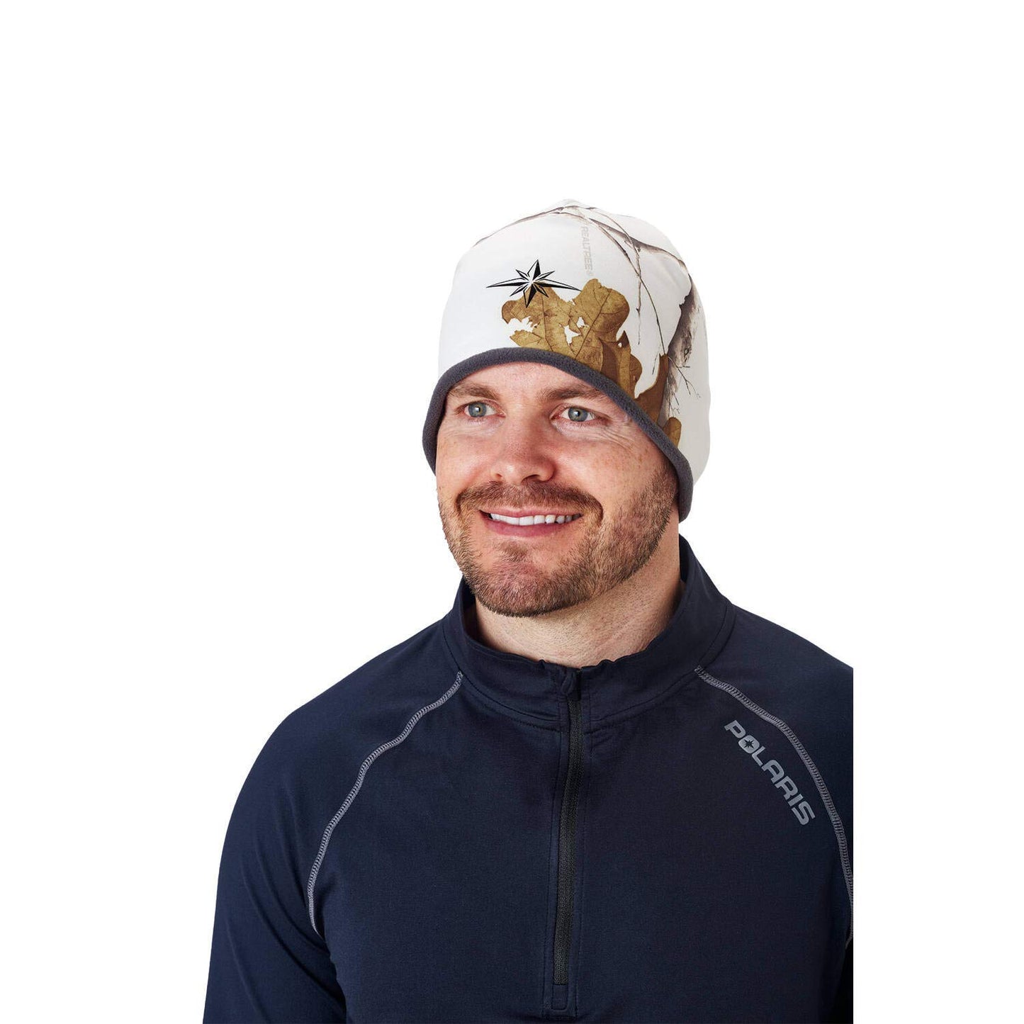 Polaris ATV Fleece Reversible Camo Beanie