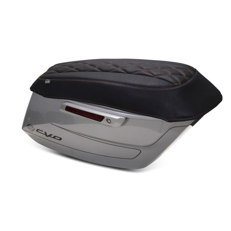 Mustang 23-25 Harley CVO Road Glide (ST) Deluxe Diamond Saddlebag Lid Covers