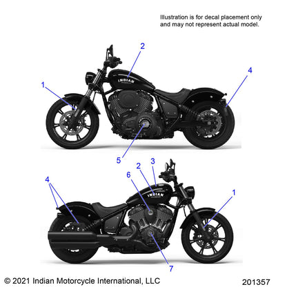 Indian Motorcycle Outer Cam Cap Cover, Genuine OEM Part 7179360, Qty 1