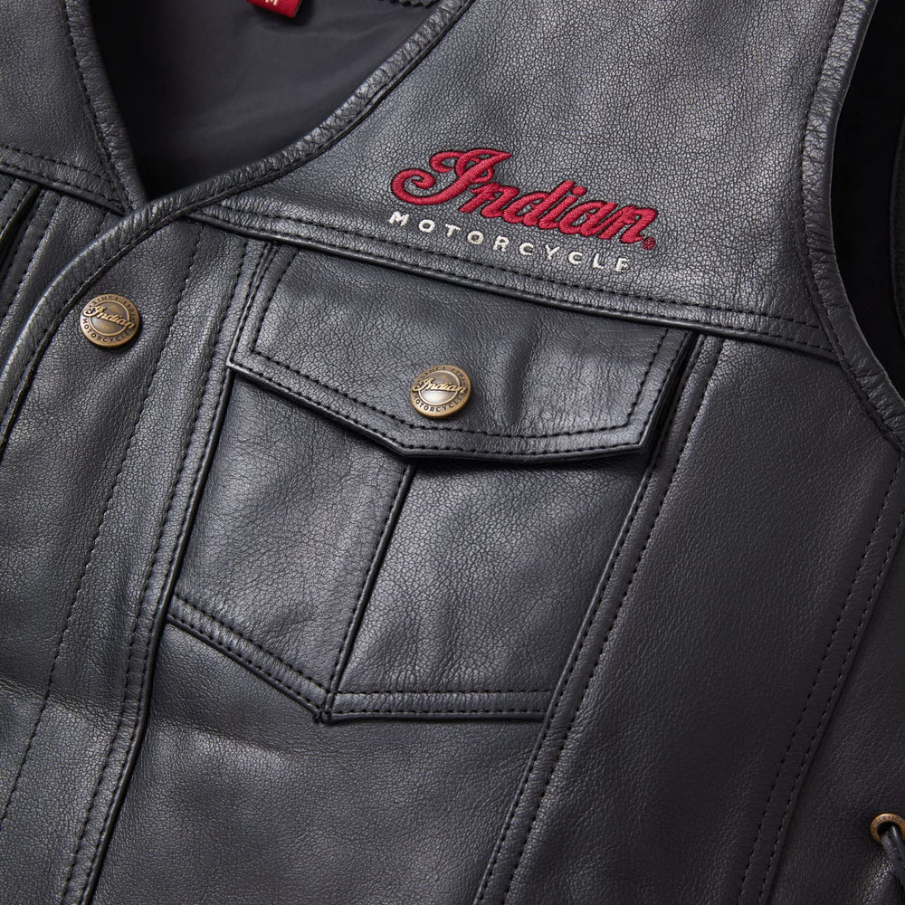 
                      
                        Indian Motorcycle Men's Western Vest, Black - L - 286273806
                      
                    