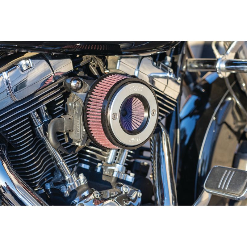 S&S Cycle 08-16 Touring/16-17 Softail Stealth Air Stinger Kit w/ S&S Ring
