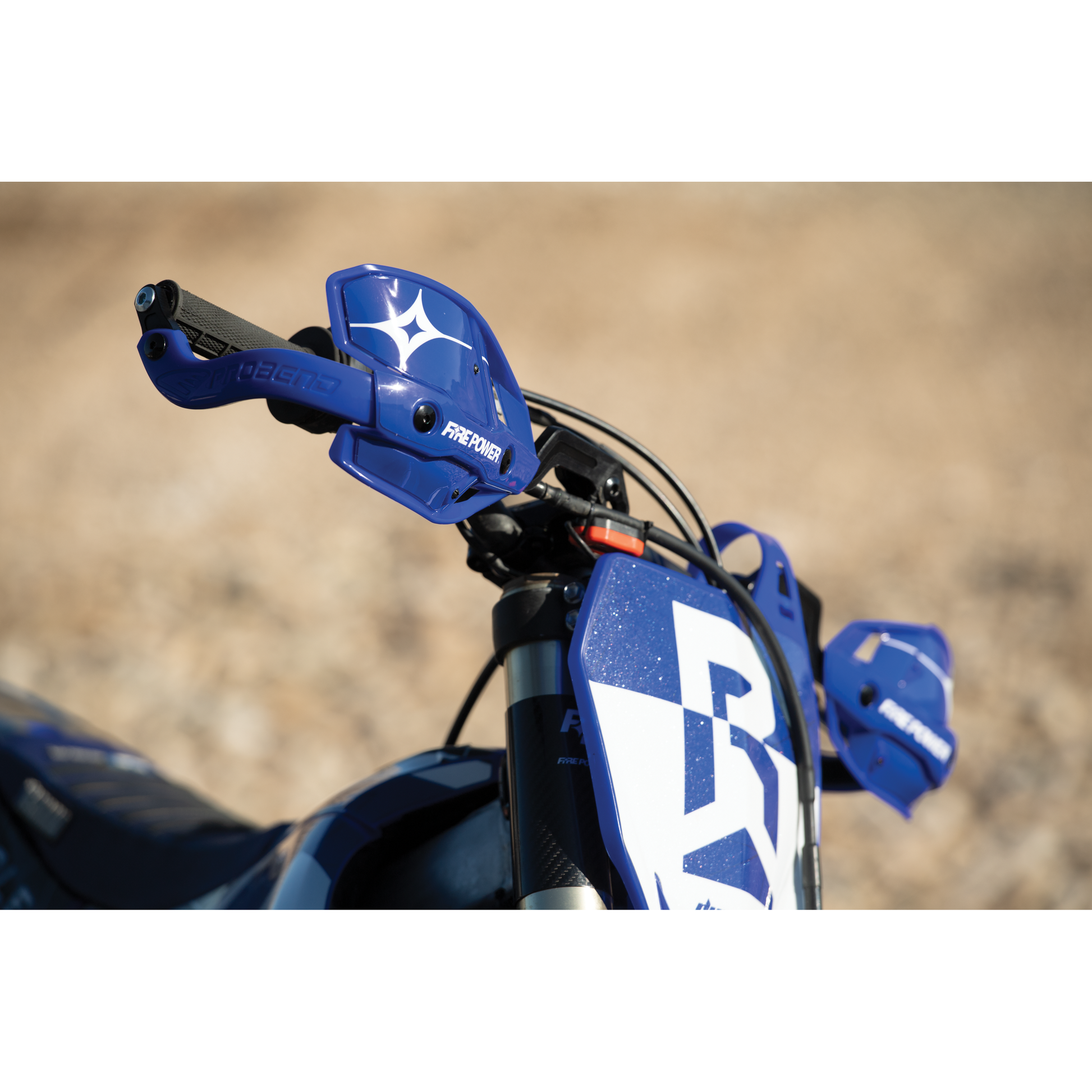 1 1/8" Closed Handguard Blue