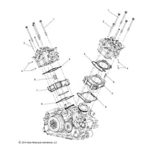 Victory Motorcycles Indian Motorcycle Sems Head Bolt, 11 mm x 1.25 mm x 150 mm, Genuine OEM Part 7520203, Qty 1