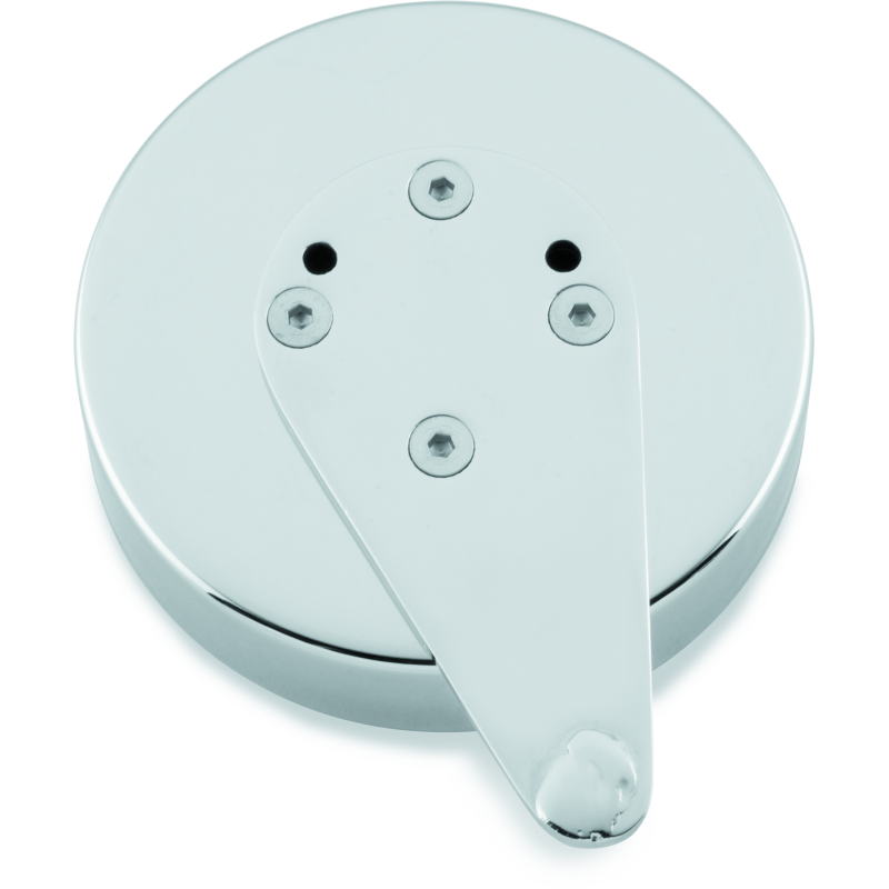 Bikers Choice 74-E79 FX Chrome Ratchet Dust Cover & Lever Set