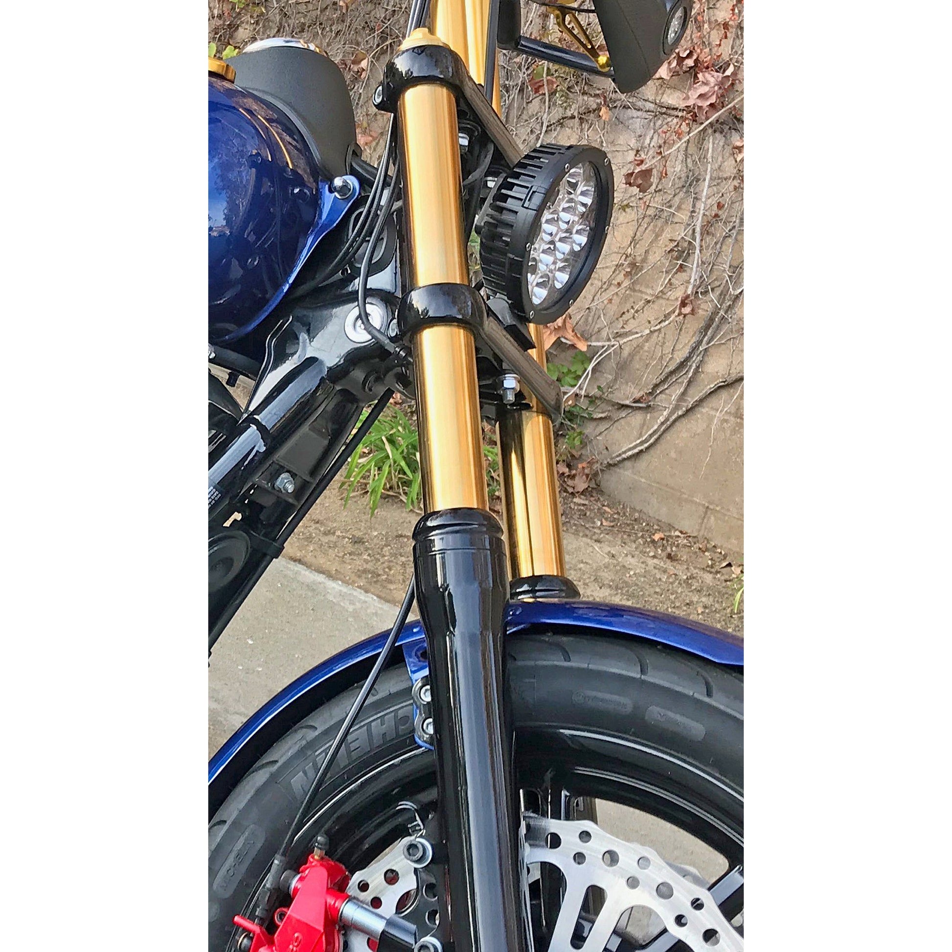 Gold Fork Tubes 39mm 25" Std Fxd