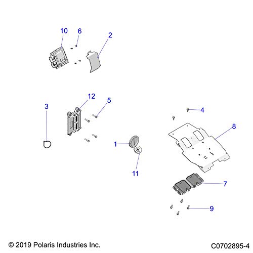 Polaris RZR SCM-Programmed, Genuine OEM Part 4018027, Qty 1