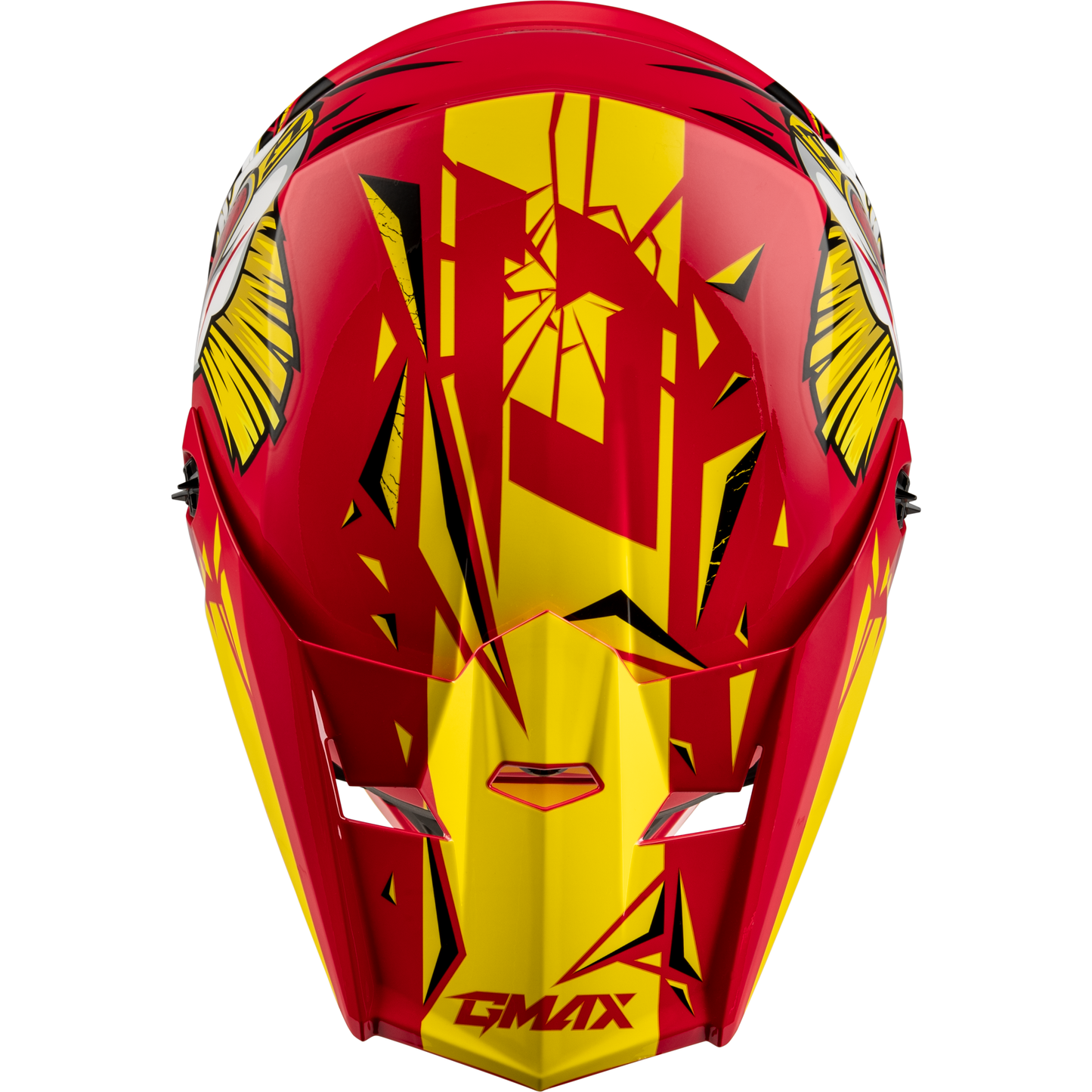 Youth Mx 46y Unstable Helmet Red/Yellow Ys