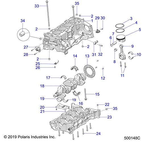 Polaris Slingshot TENSIONER-CHAIN, Genuine OEM Part 3023189, Qty 1