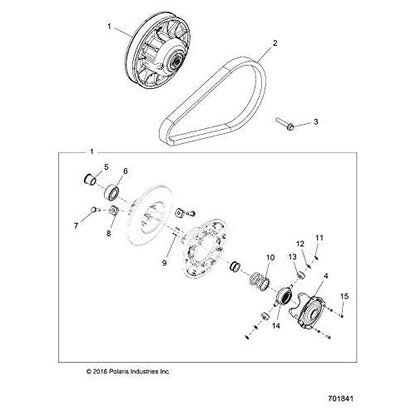 Polaris Ranger ASM-CAM,TIED,62-66F BA30-.140, Genuine OEM Part 3236484, Qty 1
